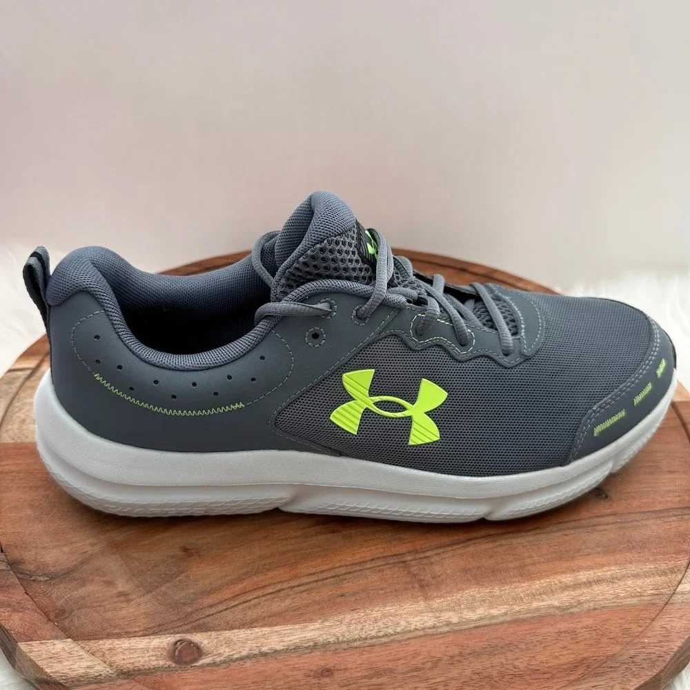 SINGLE SHOE‎ ONLY Under Armour  RIGHT FOOT Men's Size 12  Grey/Lime NEW